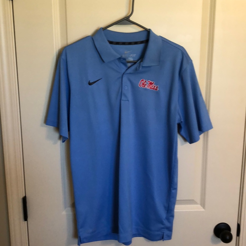 Nike ole miss dri fit polo